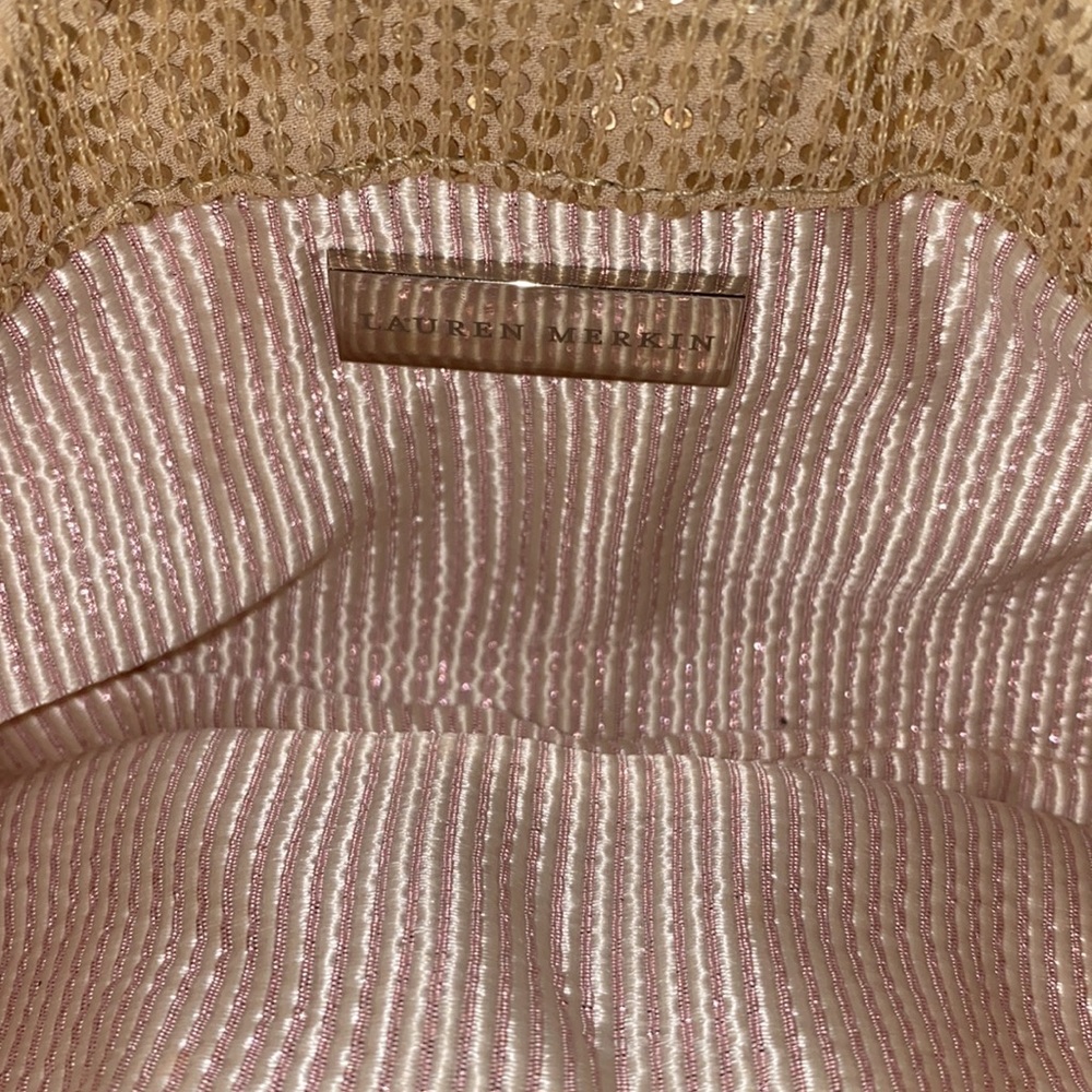 Lauren Merkin gold glimmers clutch - Picture 4 of 5